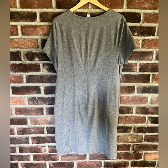 Grey T-shirt Dress - Picture 2 of 3